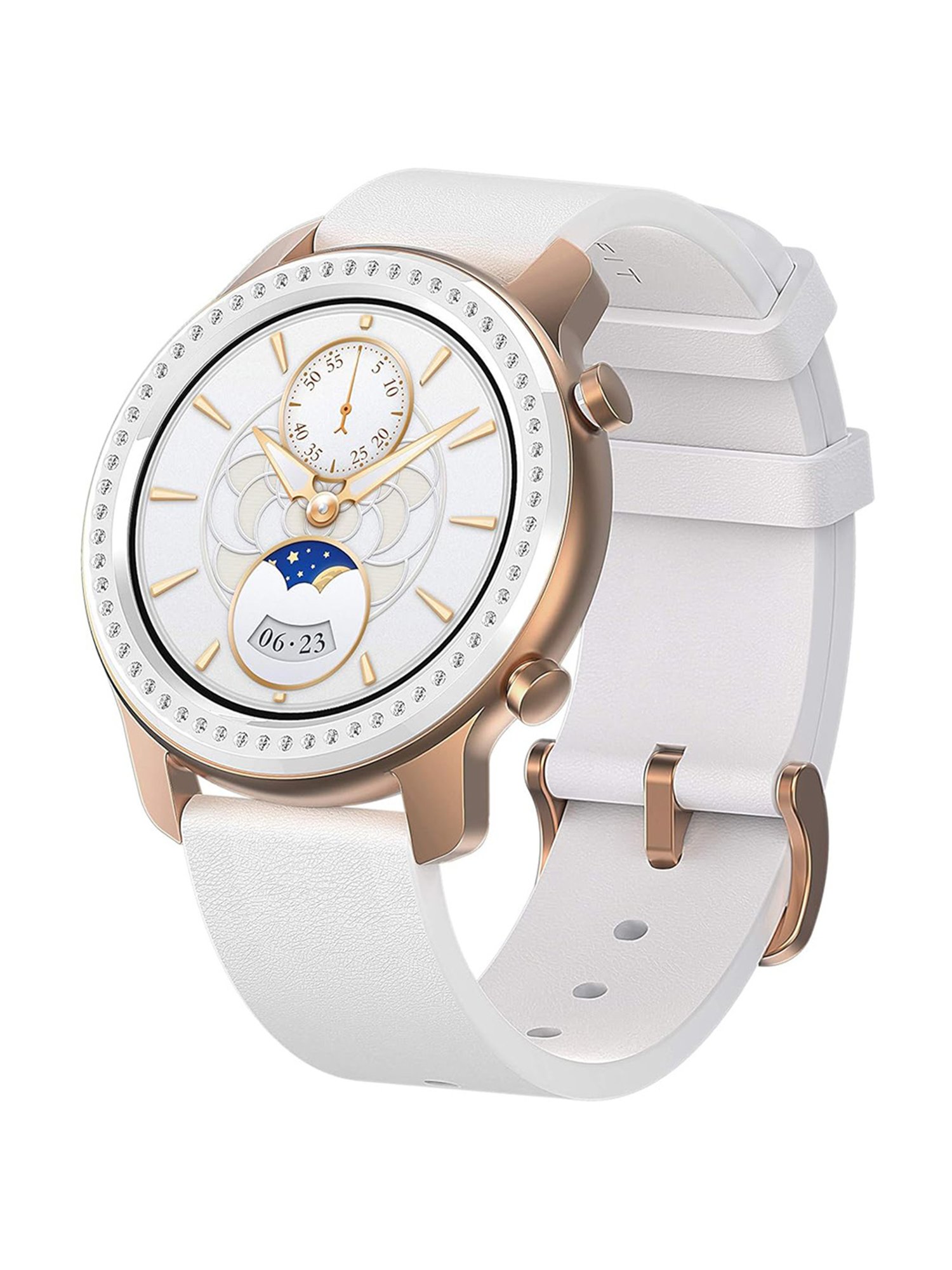 Amazfit&iquest;GTR Glitter Edition Smartwatch with 1.2 inches Amoled Display (42mm, White)