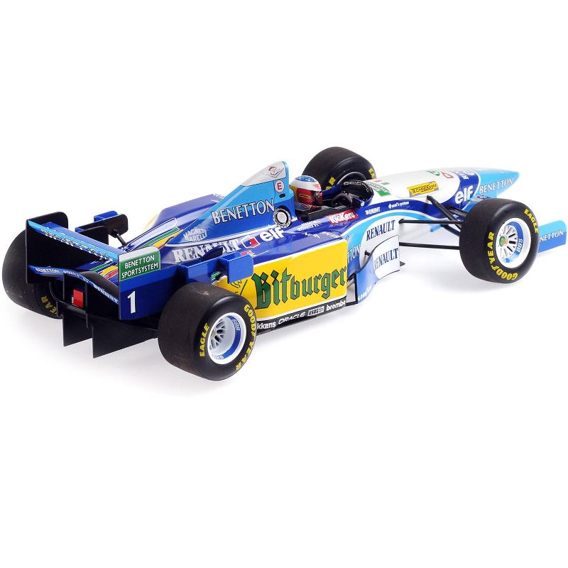 Benetton Renault B195 #1 M. Schumacher Winner German GP Formula 1 F1 (1995) Ltd Ed 480 pcs 1/18 Diecast Model Car by Minichamps