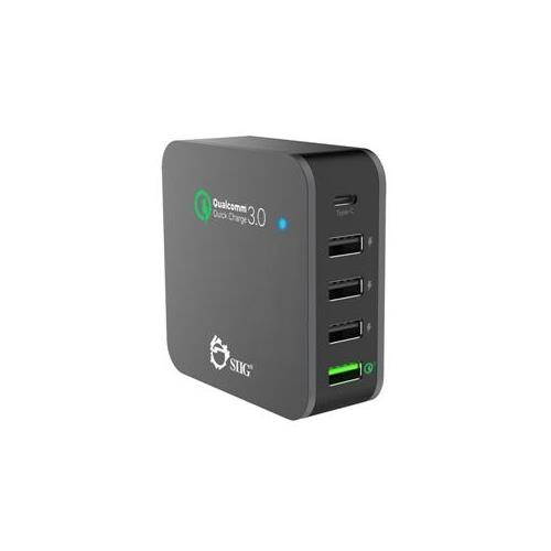 SIIG SII#ACPW1714S1 5Port Smart USB Charger Blk