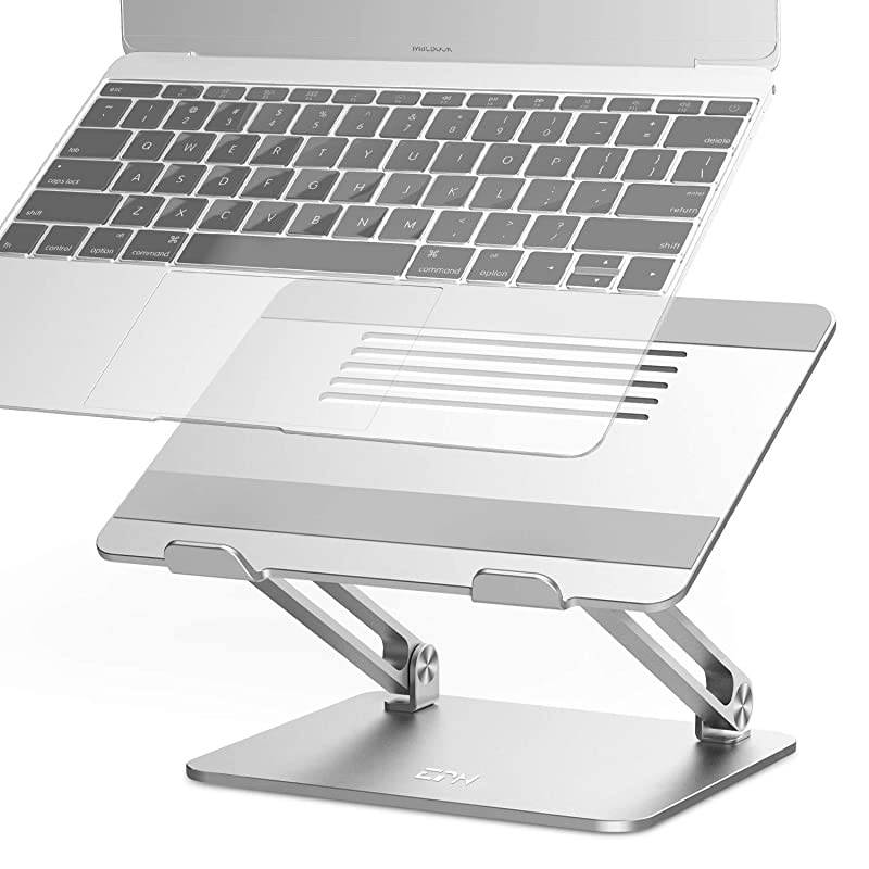 Adjustable Laptop Stand  Laptop Riser with HeatVent to Elevate Laptop Aluminum Notebook Holder Compatible for MacBook ProAir Surface Laptop Dell XPS HP Samsung Lenovo Other 11173 Inches