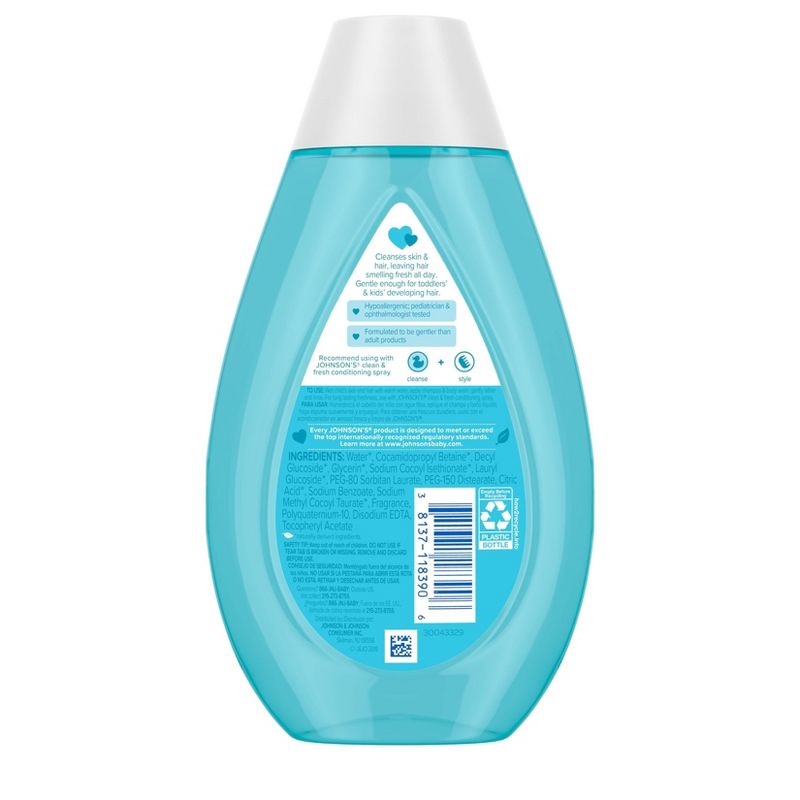 Johnson's Kids Clean and Fresh Shampoo and Wash - 13.6 fl oz