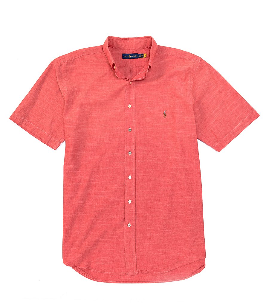 Polo Ralph Lauren Big & Tall Cotton Short-Sleeve Woven ShIrt