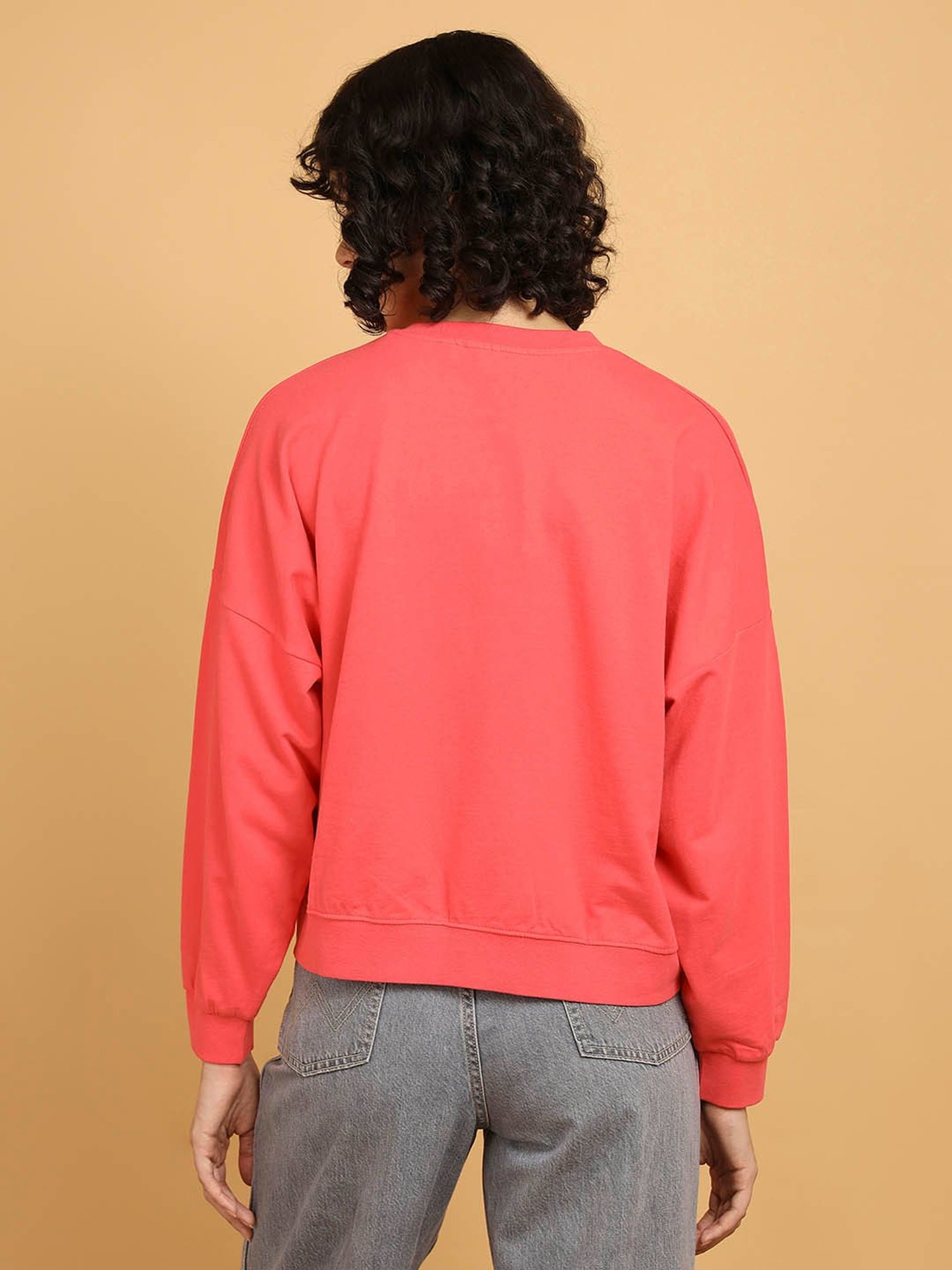 Wrangler Pink Logo Print Pullover