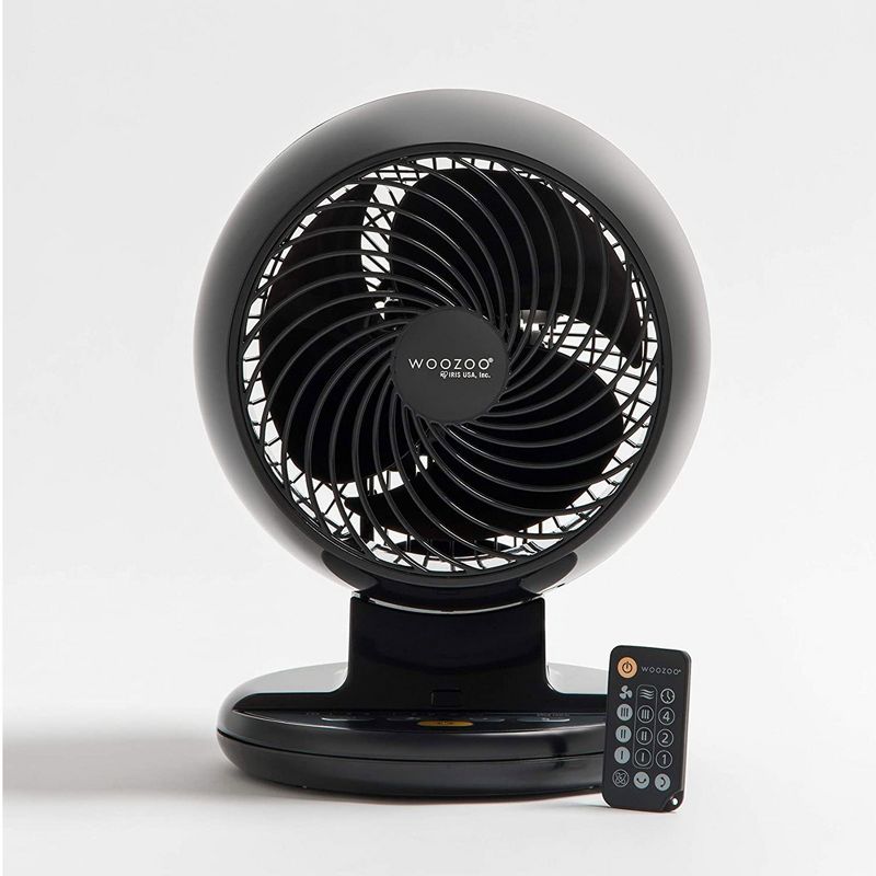 Air King 18" 1/6 HP 3-Speed Adjustable Height Floor Fan with Roll-About Stand