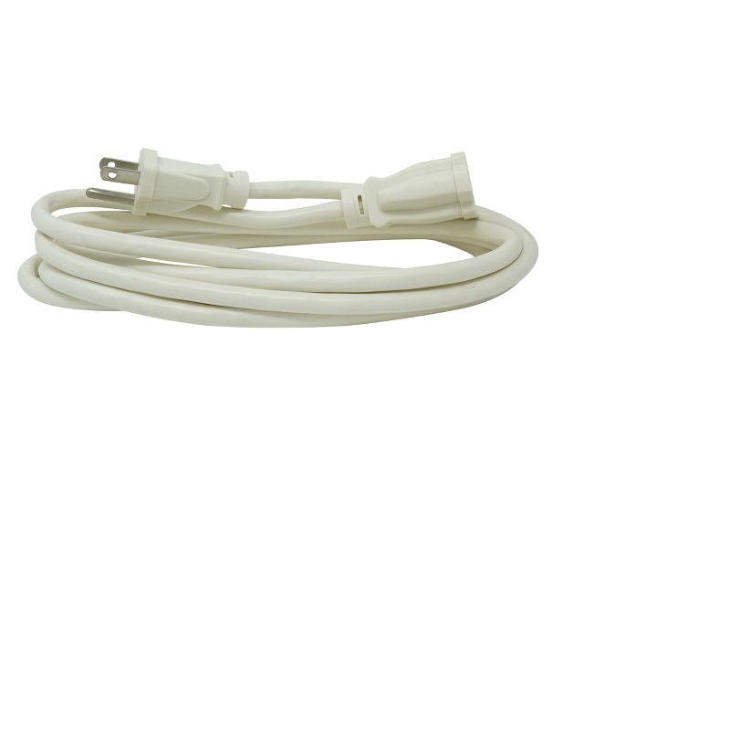 Woods 8' Outdoor Extension Cord White