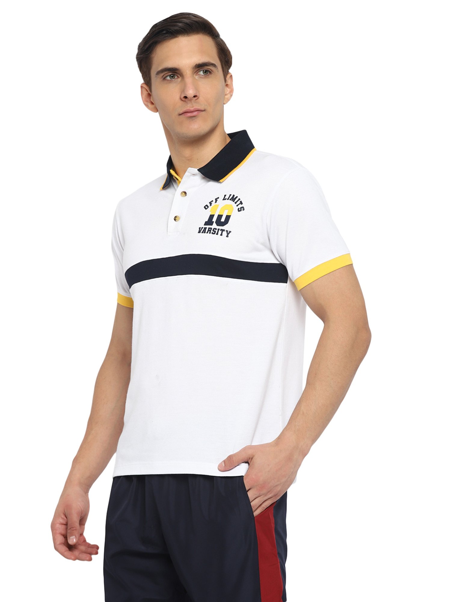 OFF LIMITS White Polo T-Shirt