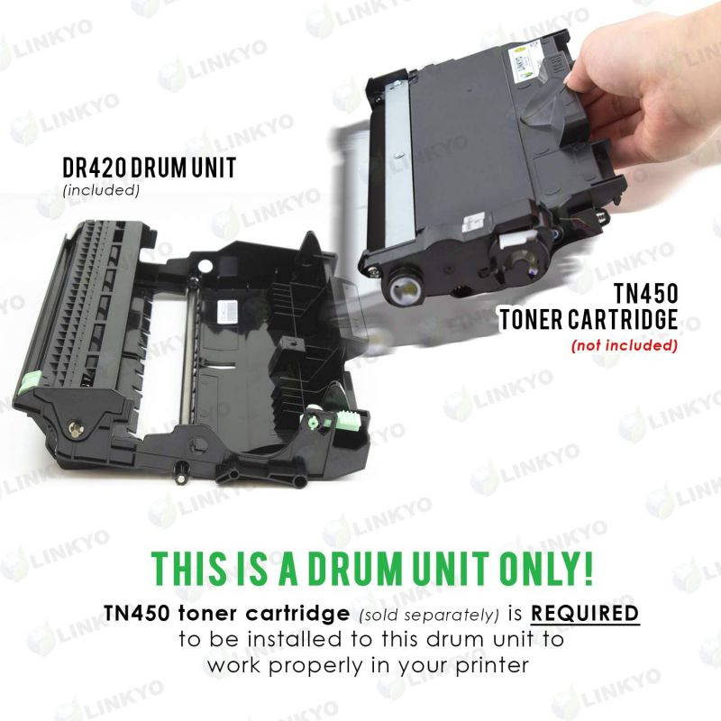 LINKYO Compatible Drum Unit Replacement for Brother DR420 DR-420