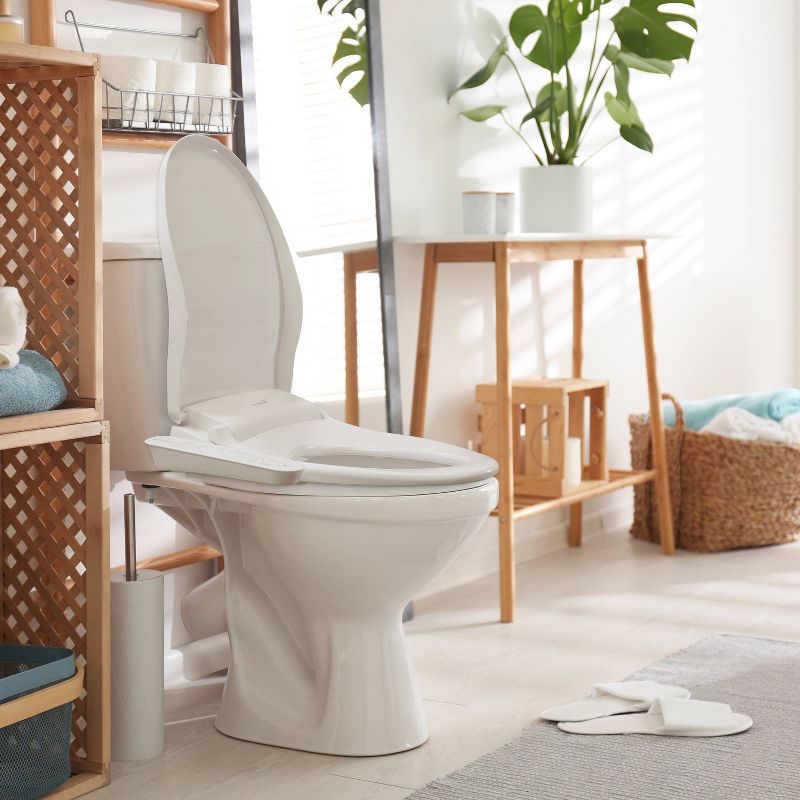 SB-100C Electric Bidet Toilet Seat for Elongated Toilets White - SmartBidet