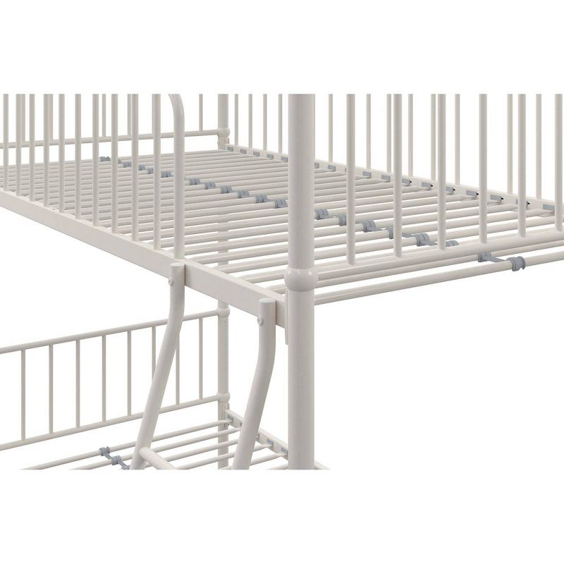 Twin Over Twin Kaila Metal Bunk Bed White - Room & Joy