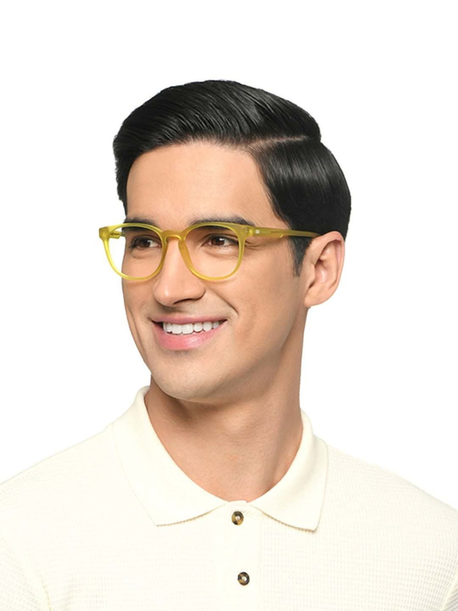 Lenskart Blu Yellow Oval Blue Light Protection Unisex Reading Glasses