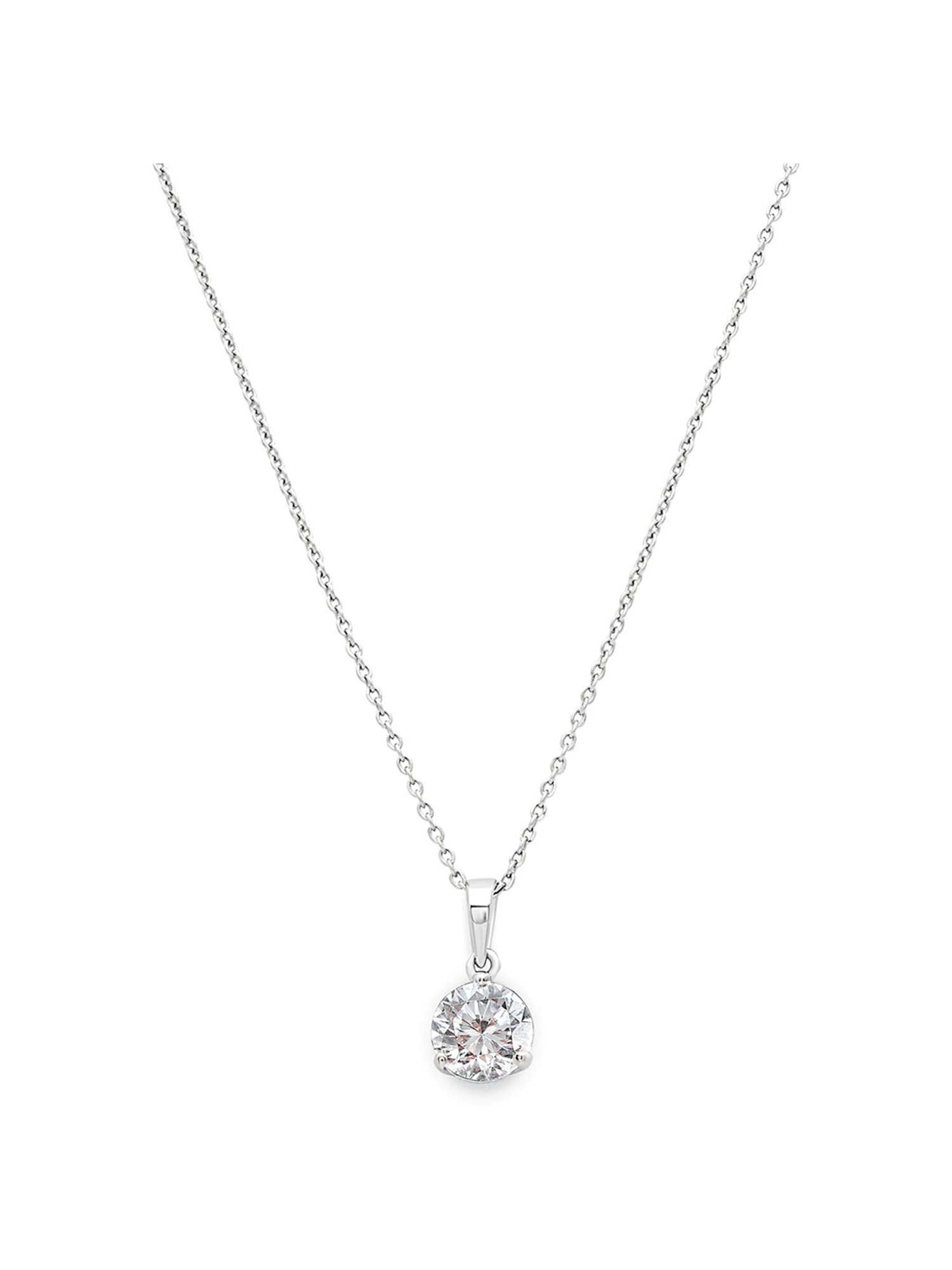 Silberry 92.5 Sterling Silver Solitaire Dream 8 mm Pendant