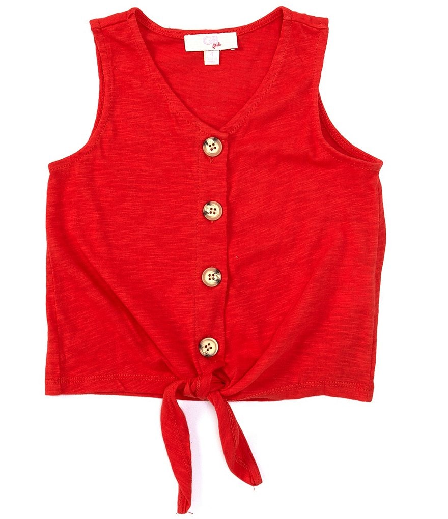 Chelsea & Violet Little Girls 2T-6X Tie Front Tee