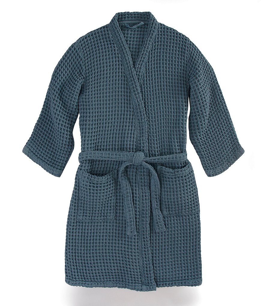 Kassatex Plush Women's Waffle Weave Robe