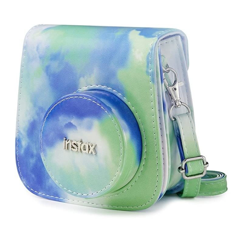 Instax Mini 9 Instant Film Camera + 20 Sheets of Instant Film + Lens Cleaning Cloth + Close-Up Selfie Lens + Wrist Strap | Batteries Included - Pink