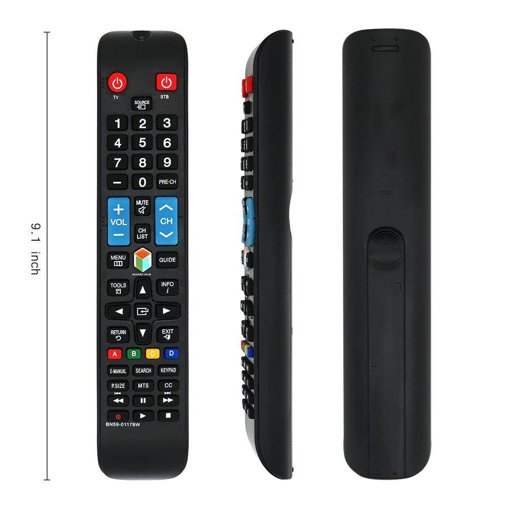 LuckyStar BN5901178W Remote Control Compatible Replacement for Samsung TV UN58H5202AFXZA UN55HU6830FXZA UN50H5203AF UN50H6201AF UN50H5203AFXZA UN50H6201AFXZA UN50H6203AF UN46H6201AFXZA UN46H6203AF