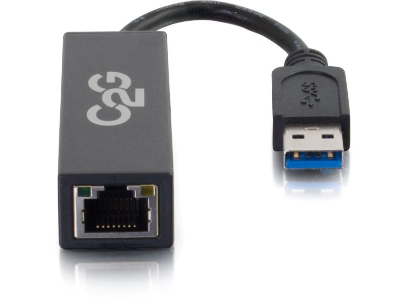 C2G USB 3.0 to Gigabit Ethernet Network Adapter - USB to Network Adapter - USB - 1 Port(s) - 1 - Twisted Pair