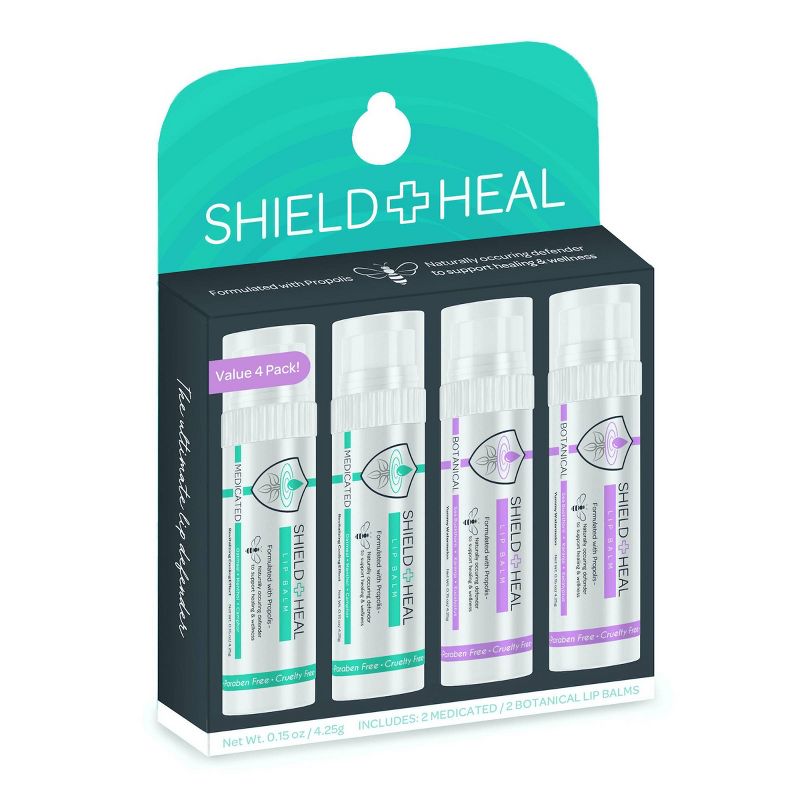 eos flavorlab Lip Balm Sticks - Lavender Latte &  Sweet Grapefruit - 2pk/0.28oz