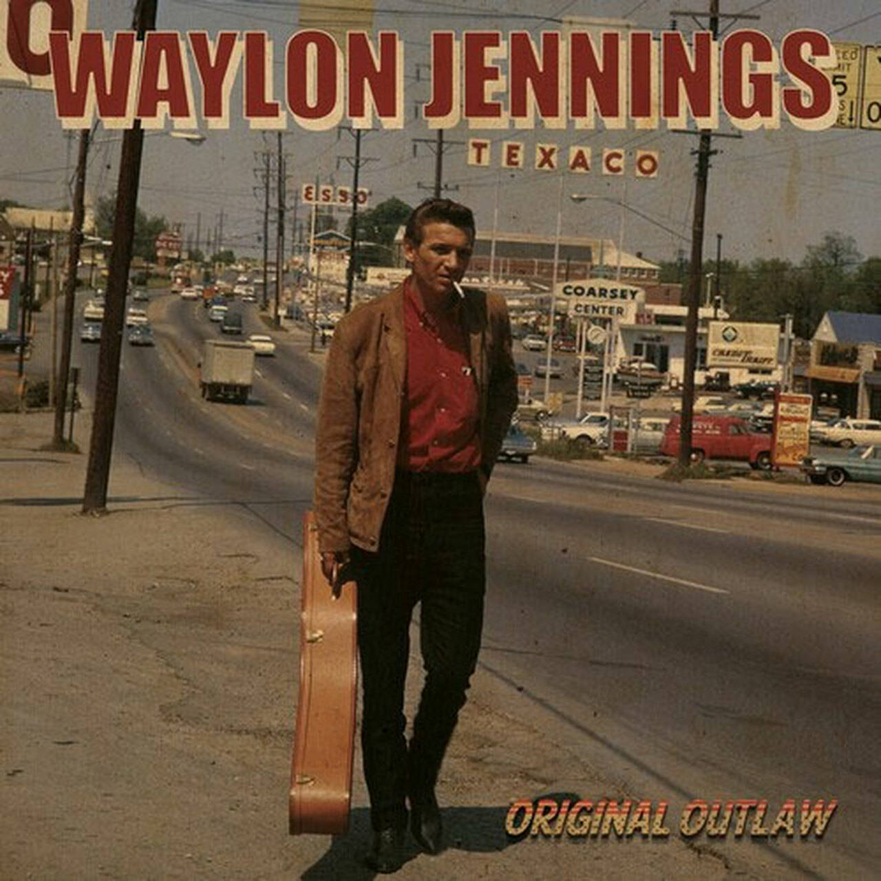 Waylon Jennings Original Outlaw LP (Red, White & Blue Vinyl)