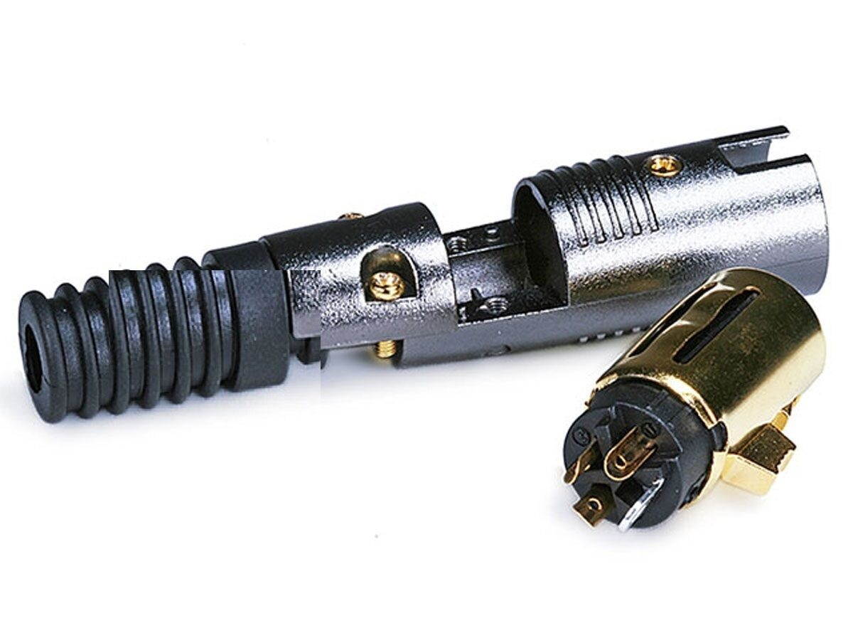 SuperFlex GOLD Patch Cable, XLR Male to XLR Male - 1' Length