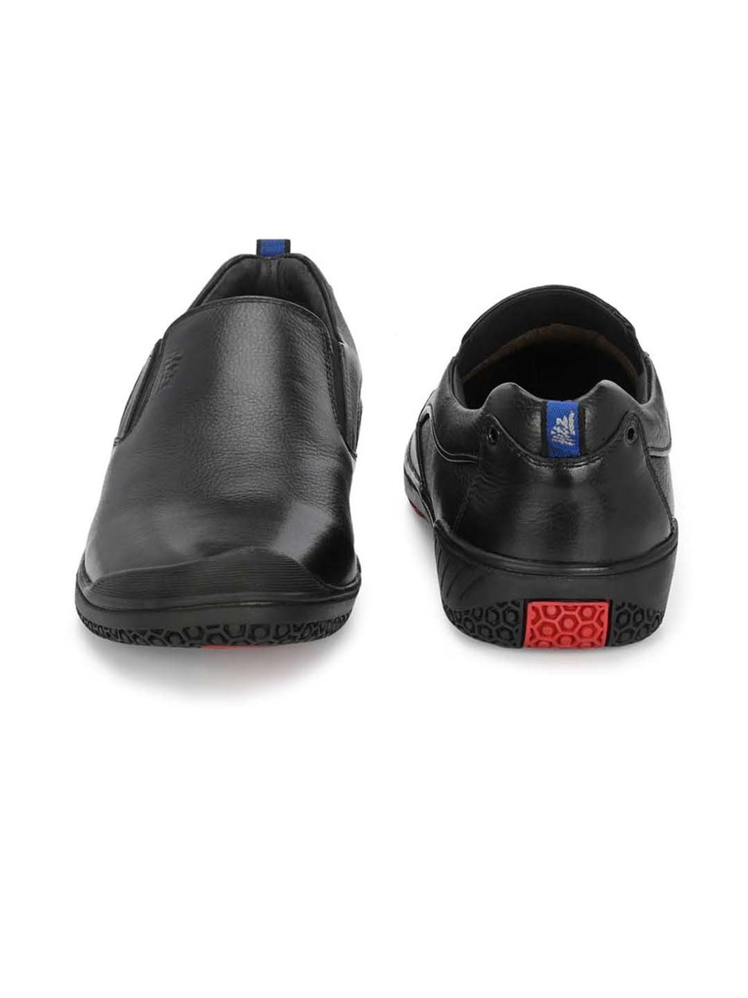 Hitz Men's Black Casual Loafers