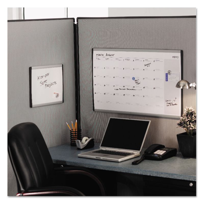 Quartet Magnetic Dry-Erase Board Steel 11 x 14 White Surface Silver Aluminum Frame ARC1411