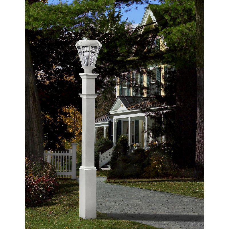 Kathy Ireland J du J Sierra Craftsman 18"H White Outdoor Post Mount Light