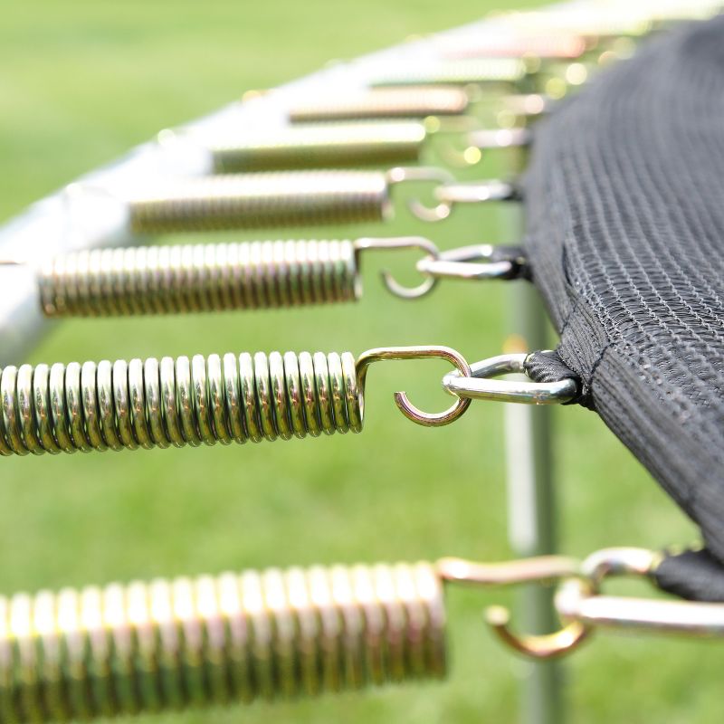 Skywalker Trampolines 15' Round Jump-N-Toss Trampoline with Enclosure - Red