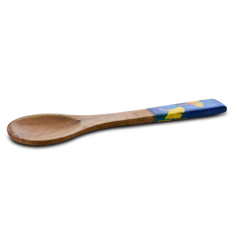 Gibson Elite Philomena 2 Piece Enamel On Wood Salad Serving Set