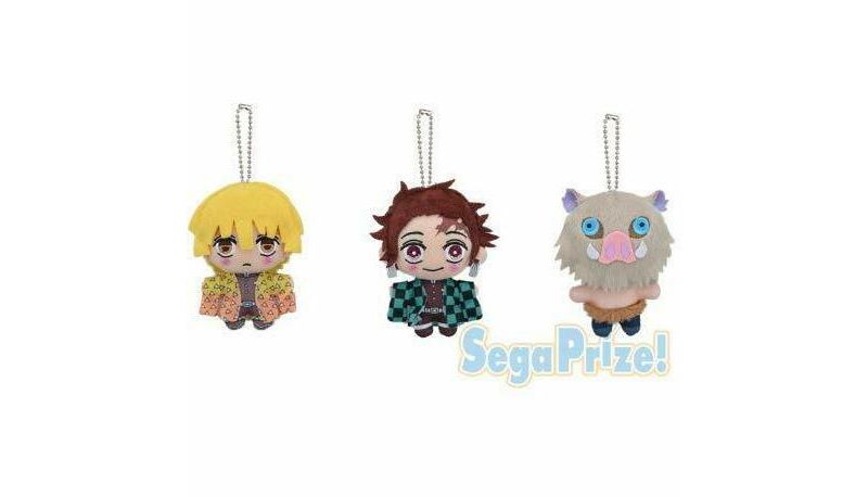 Sega Demon Slayer Kimetsu no Yaiba Tanjiro Kamado Plush Keychain