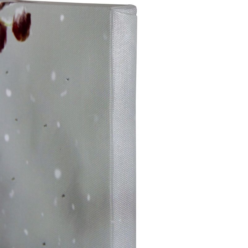 Northlight LED Lighted Spring Bamboo Candle in Vase Canvas Wall Art 15.75" x 11.75"