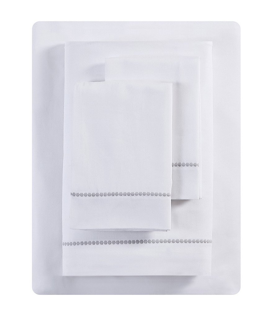Vera Wang Simple Dot Grey Sheet Set