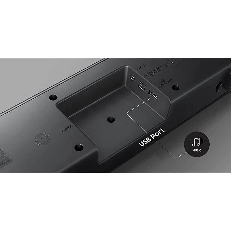 HWN300 2Channel TV Mate Soundbar Bluetooth Wireless Builtin USB Port Surround Sound Expansion Booming Bass with a Builtin Woofer Audio Remote AppFree ALPHASONIK Earbuds