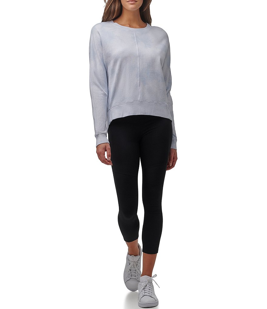 Karen Kane Short Sleeve Tie-Dye Hoodie