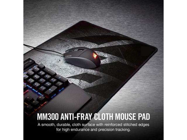 Corsair MM300 anti-wear cloth gaming mouse pad, high-performance mouse pad optimized for gaming sensors, designed for maximum control, extended multi-color mouse pad (CH-9000108-WW)