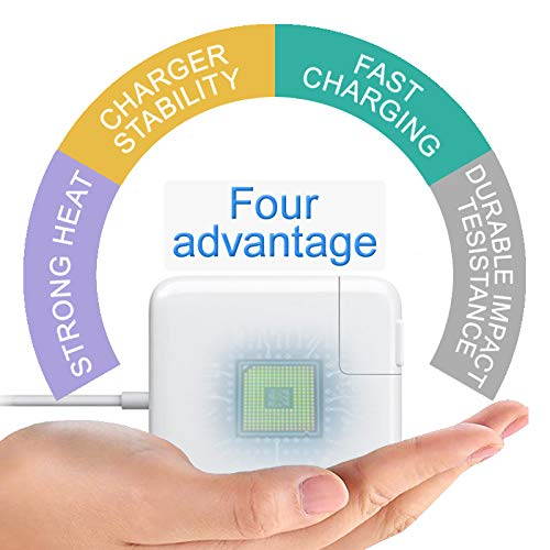 OEM Compatible with MacBook Air Charger, 45W AC Adapter with Magsafe 1 L-Tip Magnetic Connector for A1237 A1244 A1304 A1369 A1370 A1374 A1377 11&rdquo; 13&rdquo; (Released Before Mid 2012)