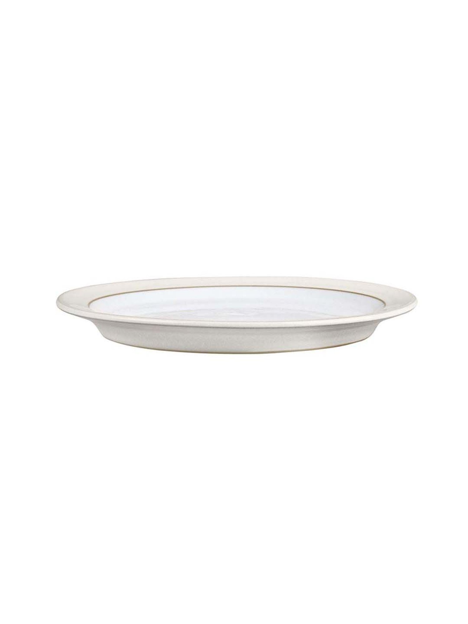 DENBY Natural Canvas White Stoneware Small Plate (21 cm) - Set of 1