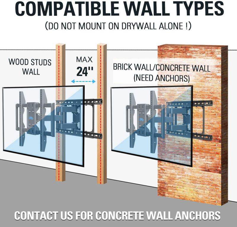 Mounting Dream Full Motion TV Wall Mount for 42-70" TVs