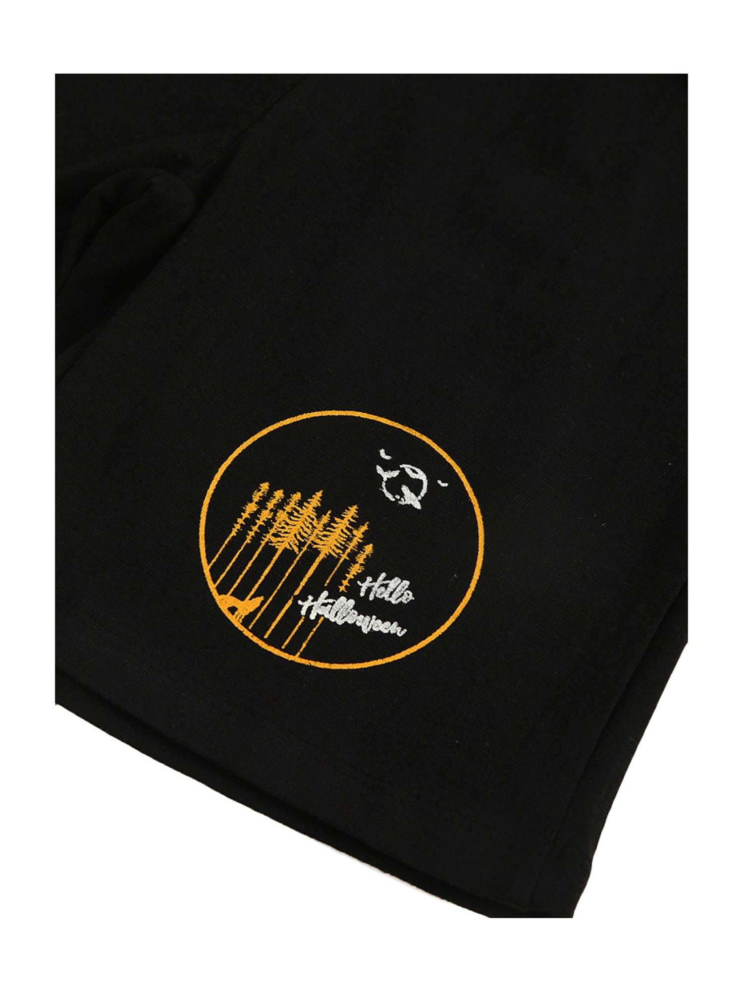 Kids Craft Yellow Cotton Printed T-Shirt & Shorts