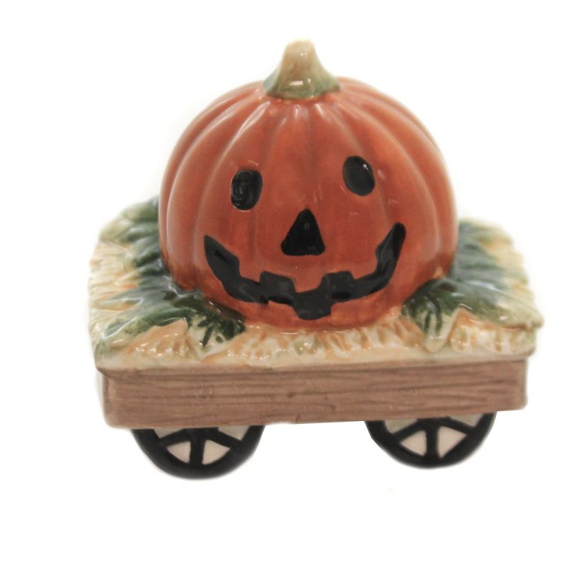 Tabletop 3.25" Casper And Pumpkin Salt/Pepper Halloween Jack O Lantern Cosmos Gifts Corp.  -  Salt And Pepper Shaker Sets