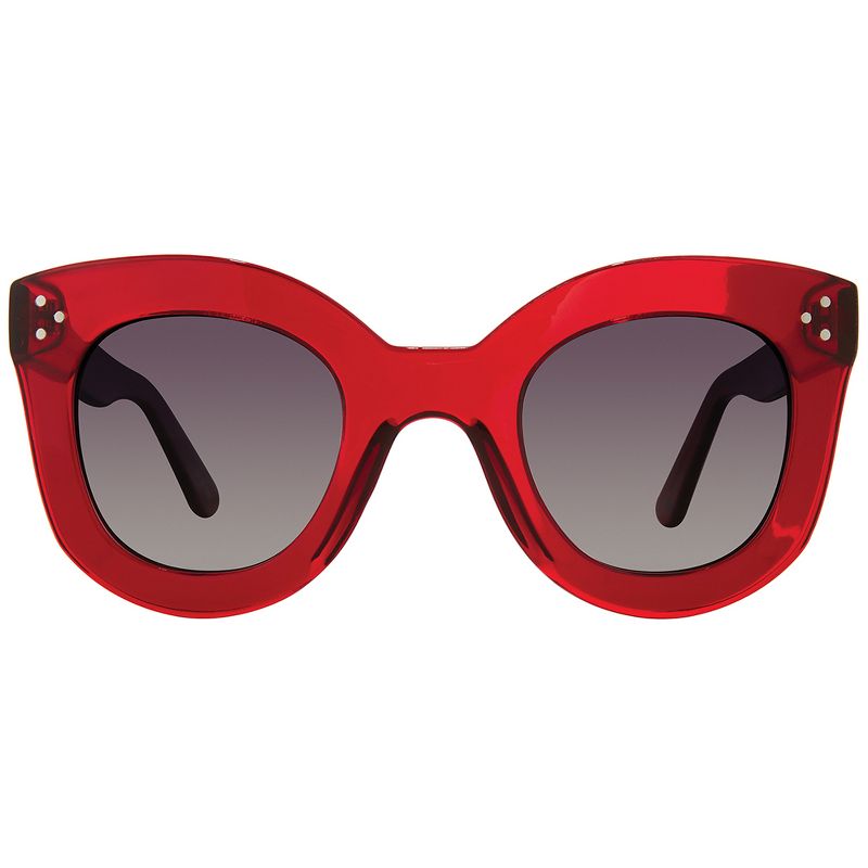 Priv&eacute; Revaux Monroe  Womens Oversized Polarized Sunglasses Candy Red 50mm