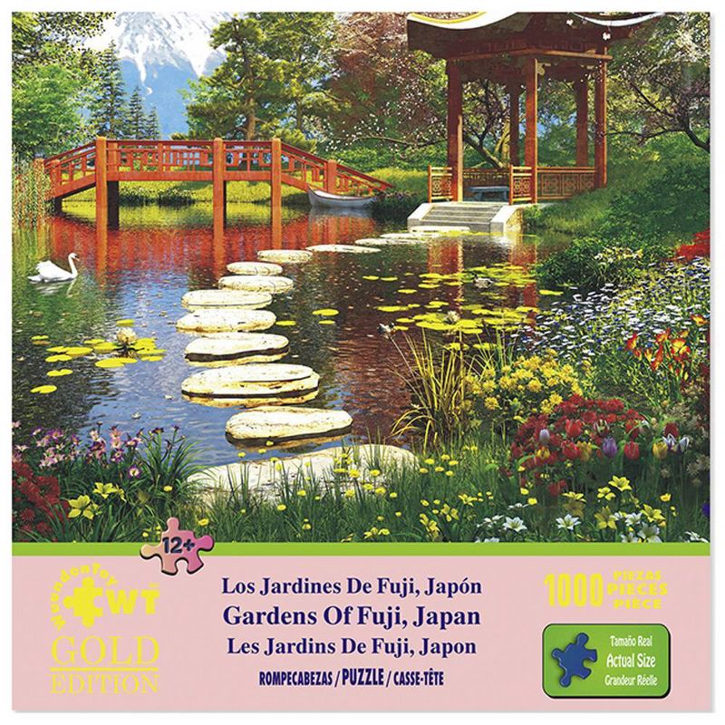 Wuundentoy Gold Edition: Gardens of Fuji Japan Jigsaw Puzzle - 1000pc