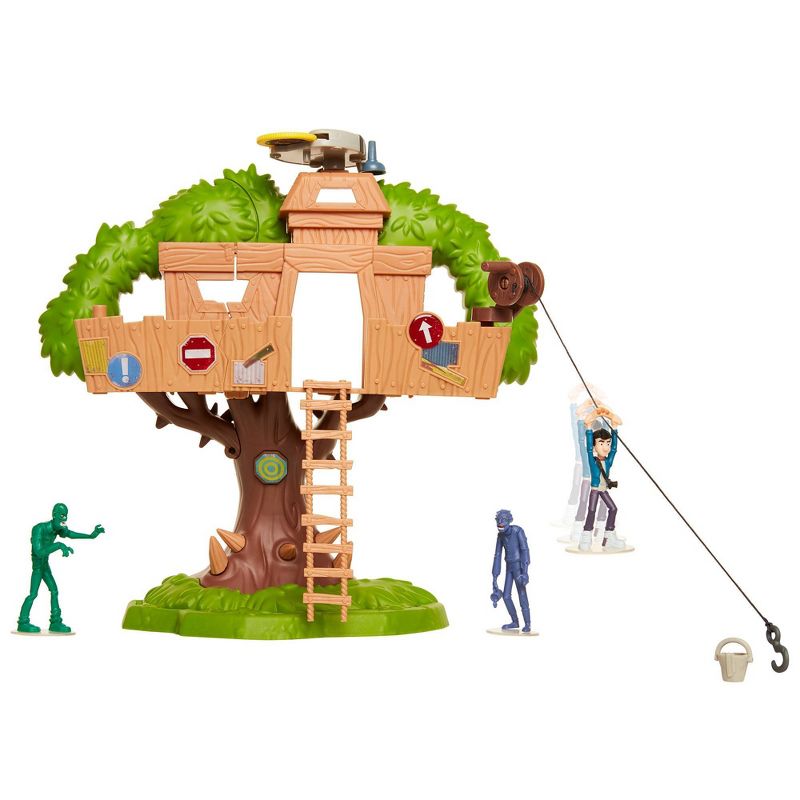 The Last Kids On Earth - Tree House of Awesomeness Playset, Includes Exclusive Jack Action Figure & 2 Zombies