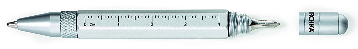 Troika Micro Construction Pen & Stylus Key Ring, Black (KYP25BK)