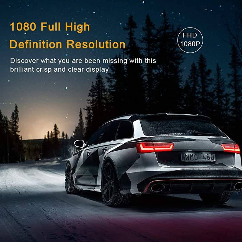 Cam 1080P DVR board Camera Full HD 3quot LCD Screen 170&deg;Wide Angle WDR GSensor Loop Recording Motion Detection Excellent Video ImagesBlack