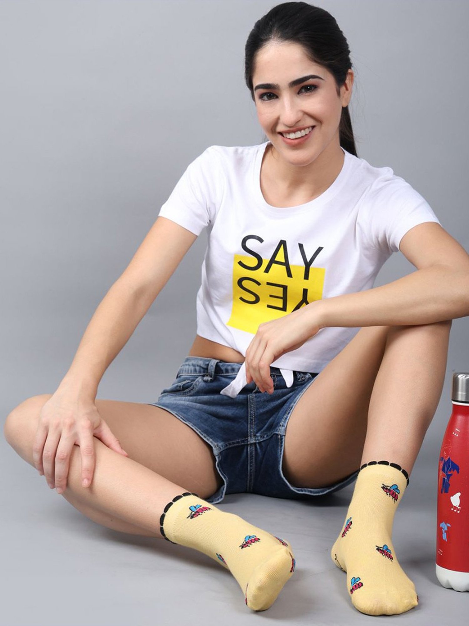 Dollar Socks For Women's Casual Ankle Length In (Pack of 5)