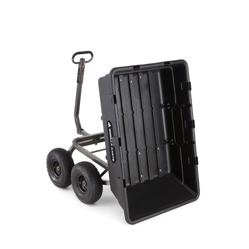 Gorilla Carts Steel Utility Garden Cart with Removable Sides Capacity