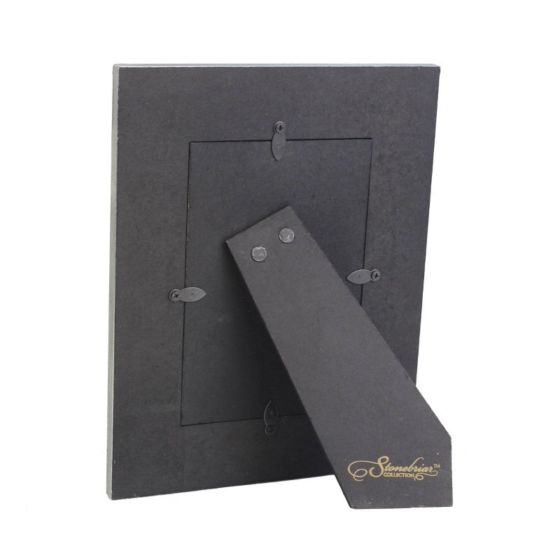 4" x 6" Metal Wrapped Frame with Rivet Detail Gray - Stonebriar Collection