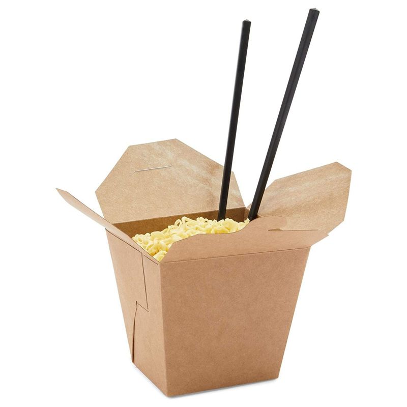 Stockroom Plus 60 Pack Take Out Boxes, Kraft Paper To Go Food Containers (32 oz)