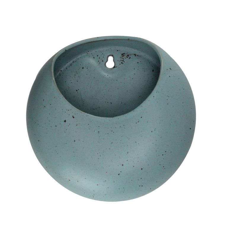 Napco 8" Contemporary Indoor Wall Pocket Planter - Blue