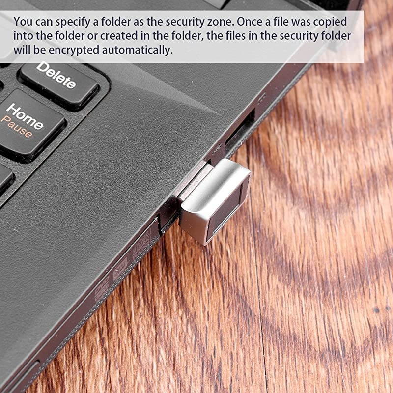USB Fingerprint Reader  Portable Security Key Biometric Fingerprint Scanner Support Windows 10 3264 Bits with Latest Windows Hello Features 2Pack